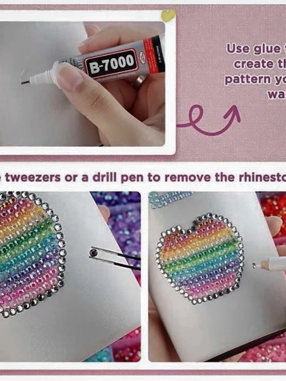 DIY Multicolor Rhinestone Craft Kit NWT - Picture 4 of 4